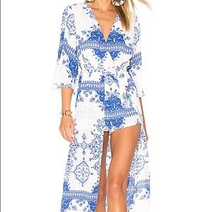 Lovers and Friends Ashton Dress in Temple Scarf XS